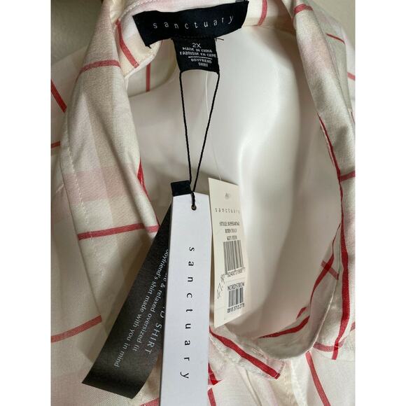 Sanctuary Boyfriend Shirt plus size 2X - Picture 6 of 11